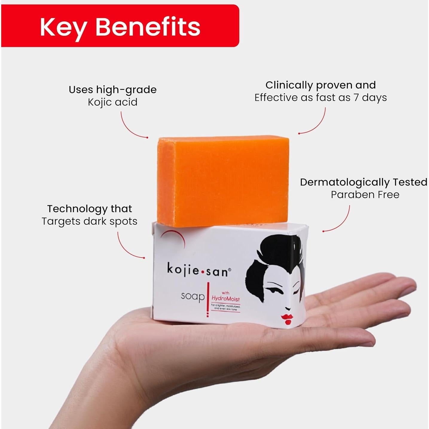 Jabón Kojie San Original 65g - Reduce Manchas y Hiperpigmentación