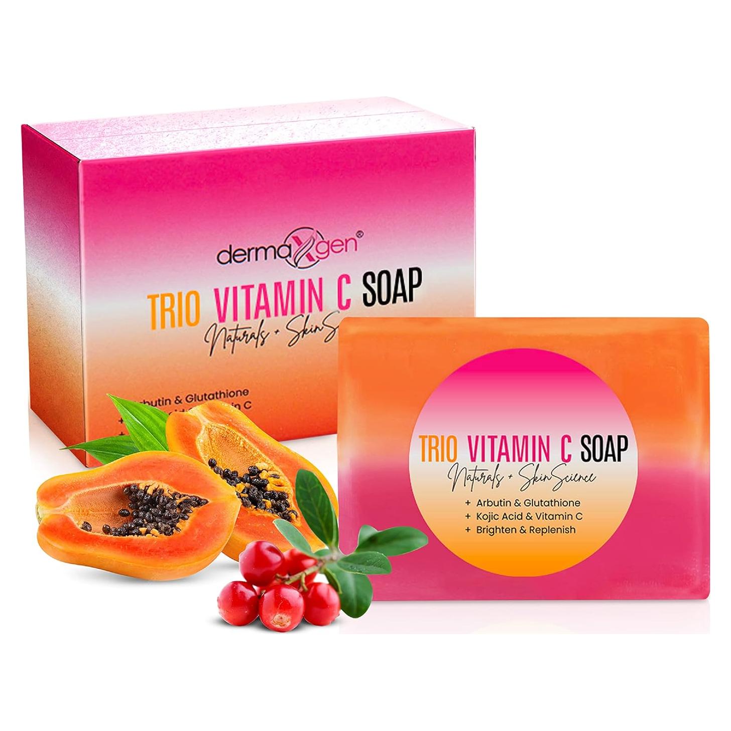 Jabón Orgánico de Vitamina C Dermaxgen 142g - Antienvejecimiento