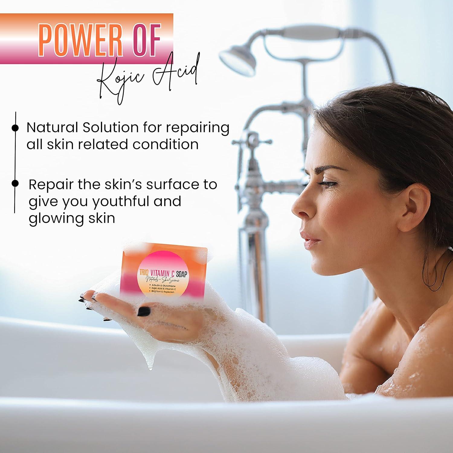 Jabón Orgánico de Vitamina C Dermaxgen 142g - Antienvejecimiento