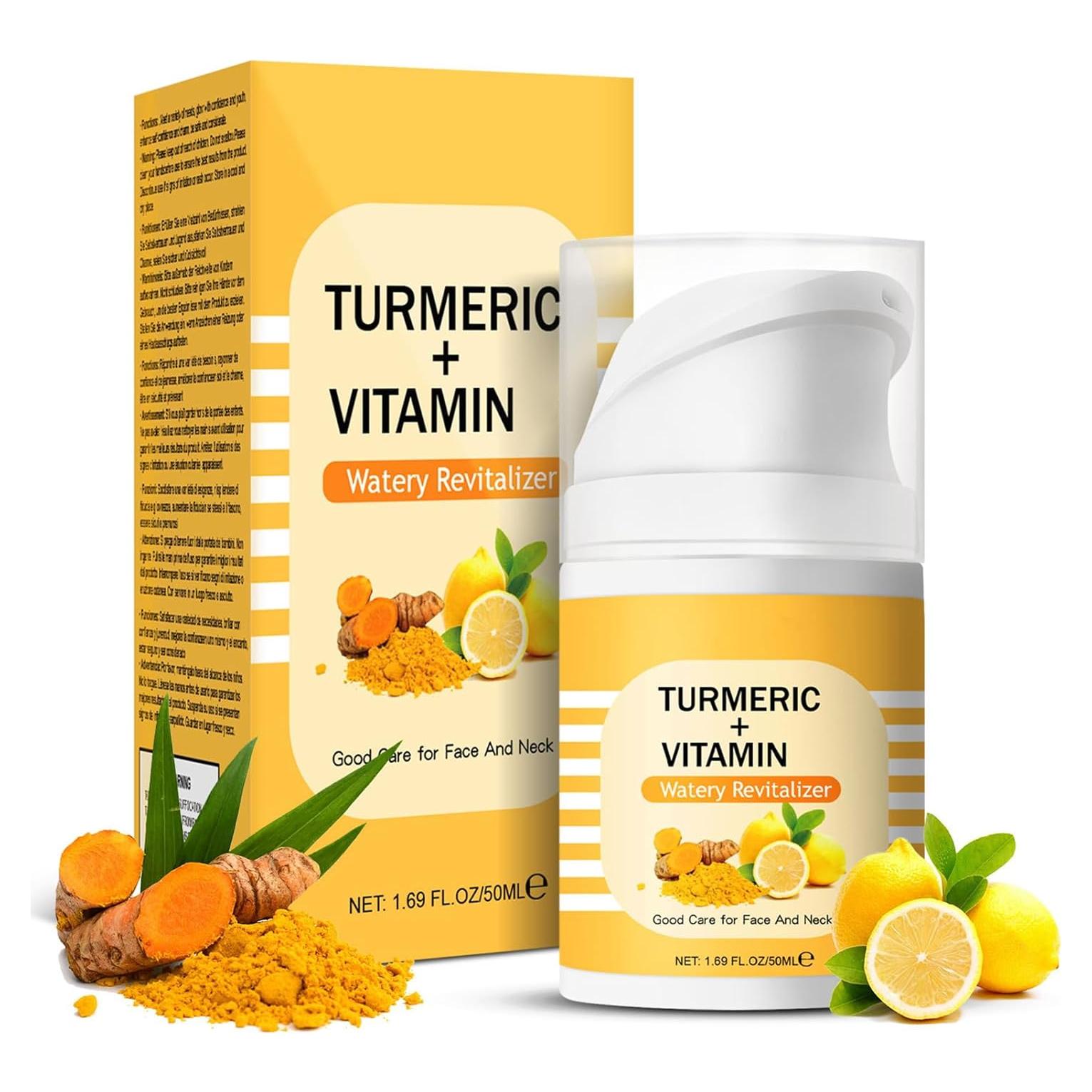 Crema Facial Hidratante Grospe de Cúrcuma y Vitamina 50ml