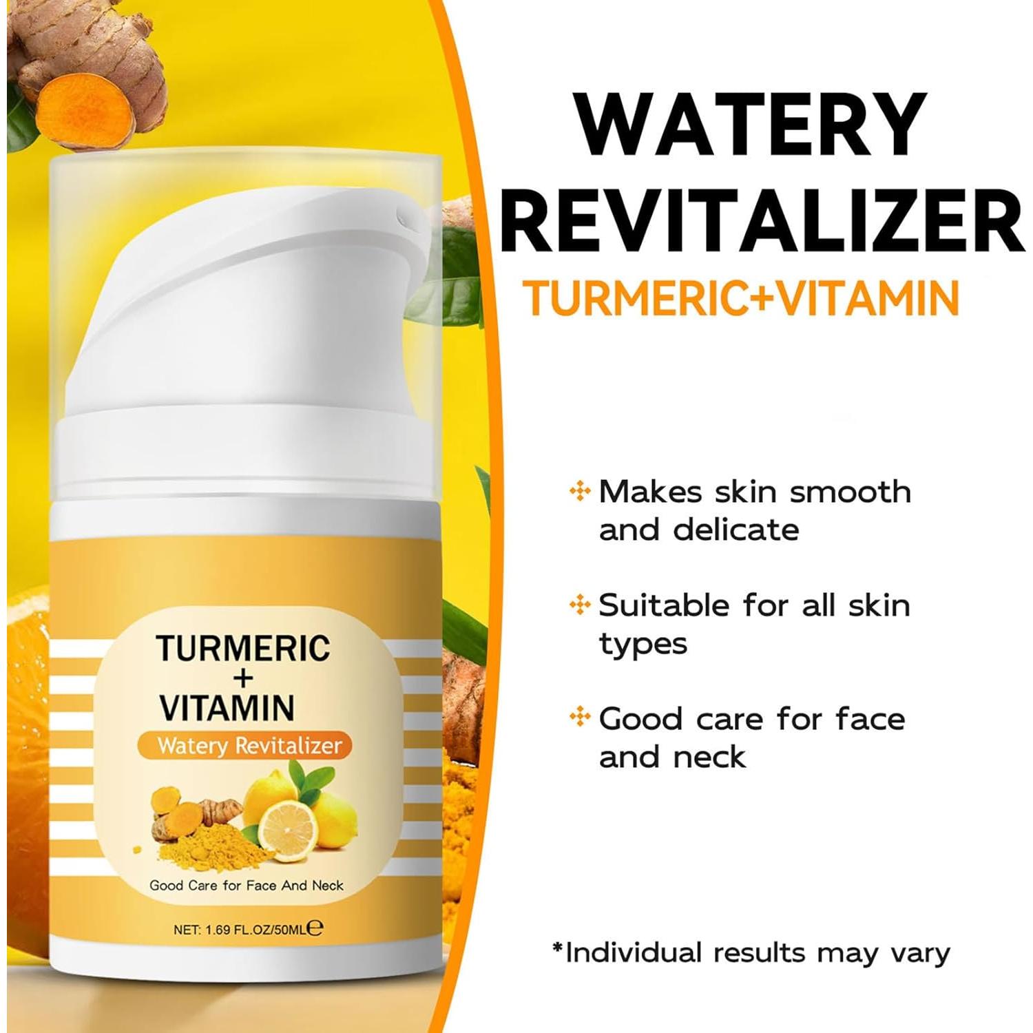 Crema Facial Hidratante Grospe de Cúrcuma y Vitamina 50ml