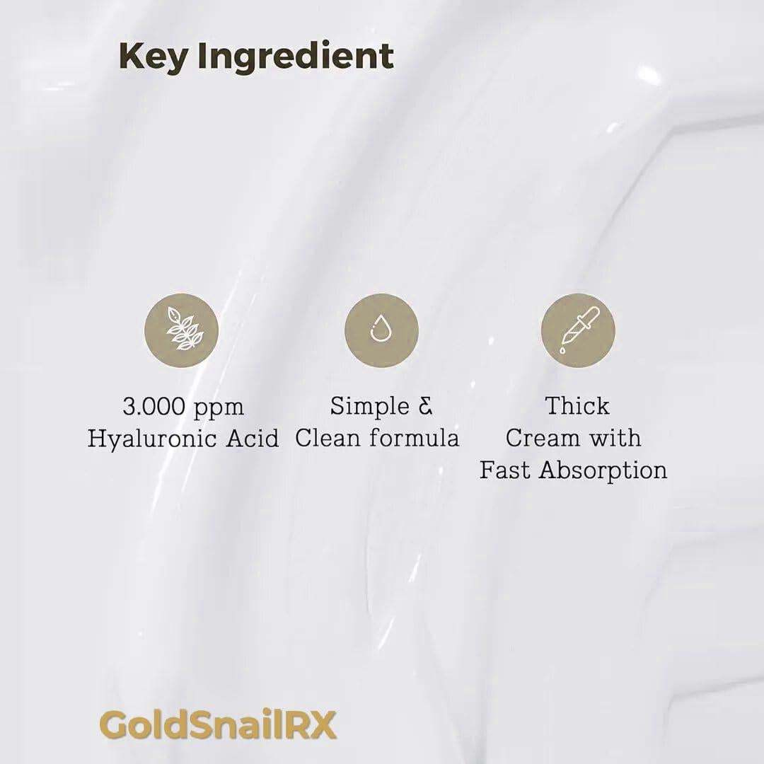 Crema Intensiva Hidratante Gold Snail RX 143 g - Antienvejecimiento