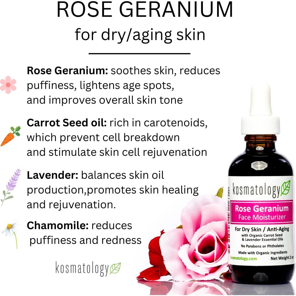 Crema Hidratante Facial Orgánica Kosmatology 59 ml - Antienvejecimiento