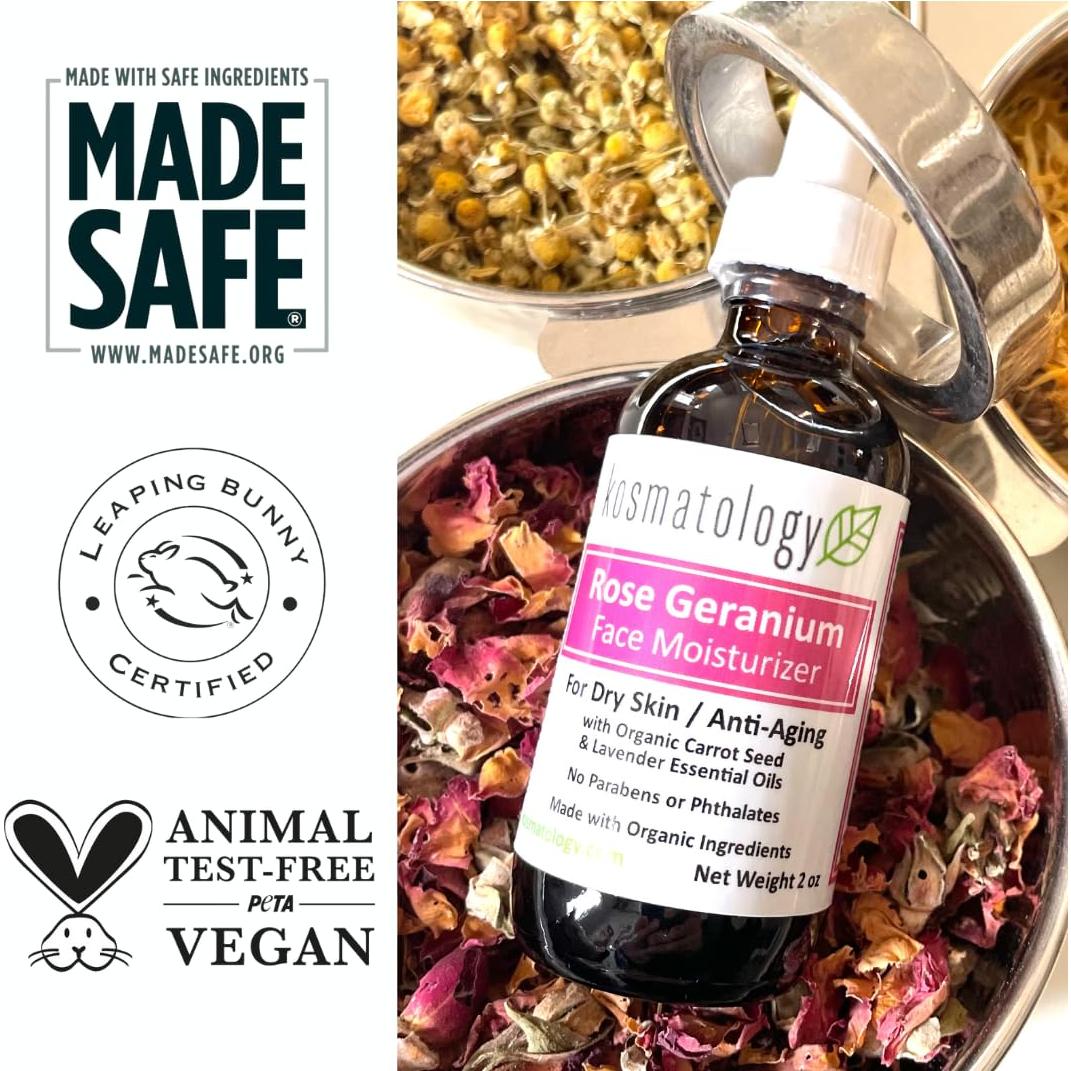 Crema Hidratante Facial Orgánica Kosmatology 59 ml - Antienvejecimiento