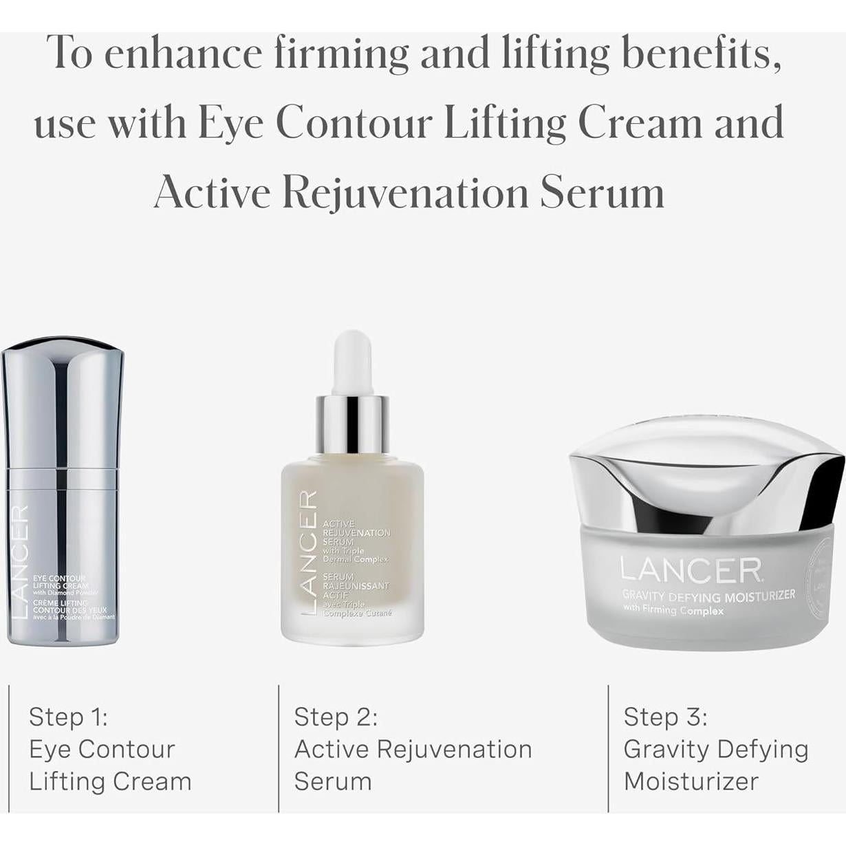 Hidratante Facial Antienvejecimiento Lancer 48g - Firmeza y Colágeno