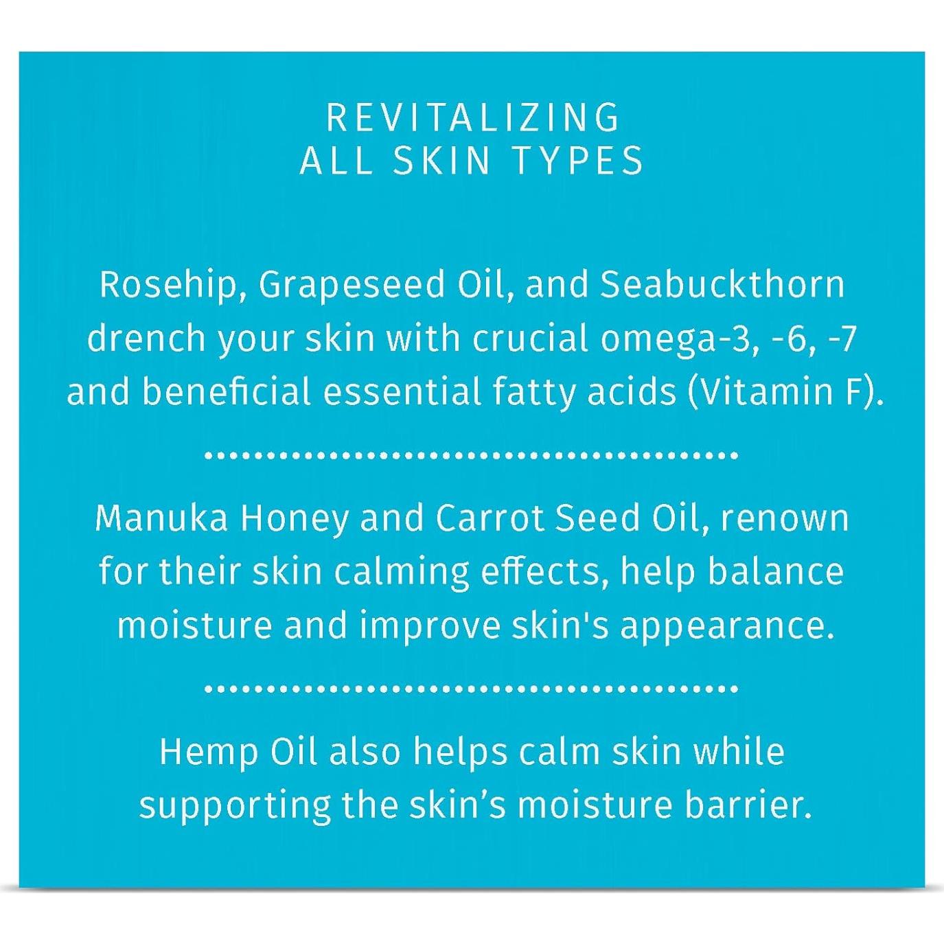 Crema Rejuvenecedora Calmante Reviva Labs 60ml con Rosa Mosqueta