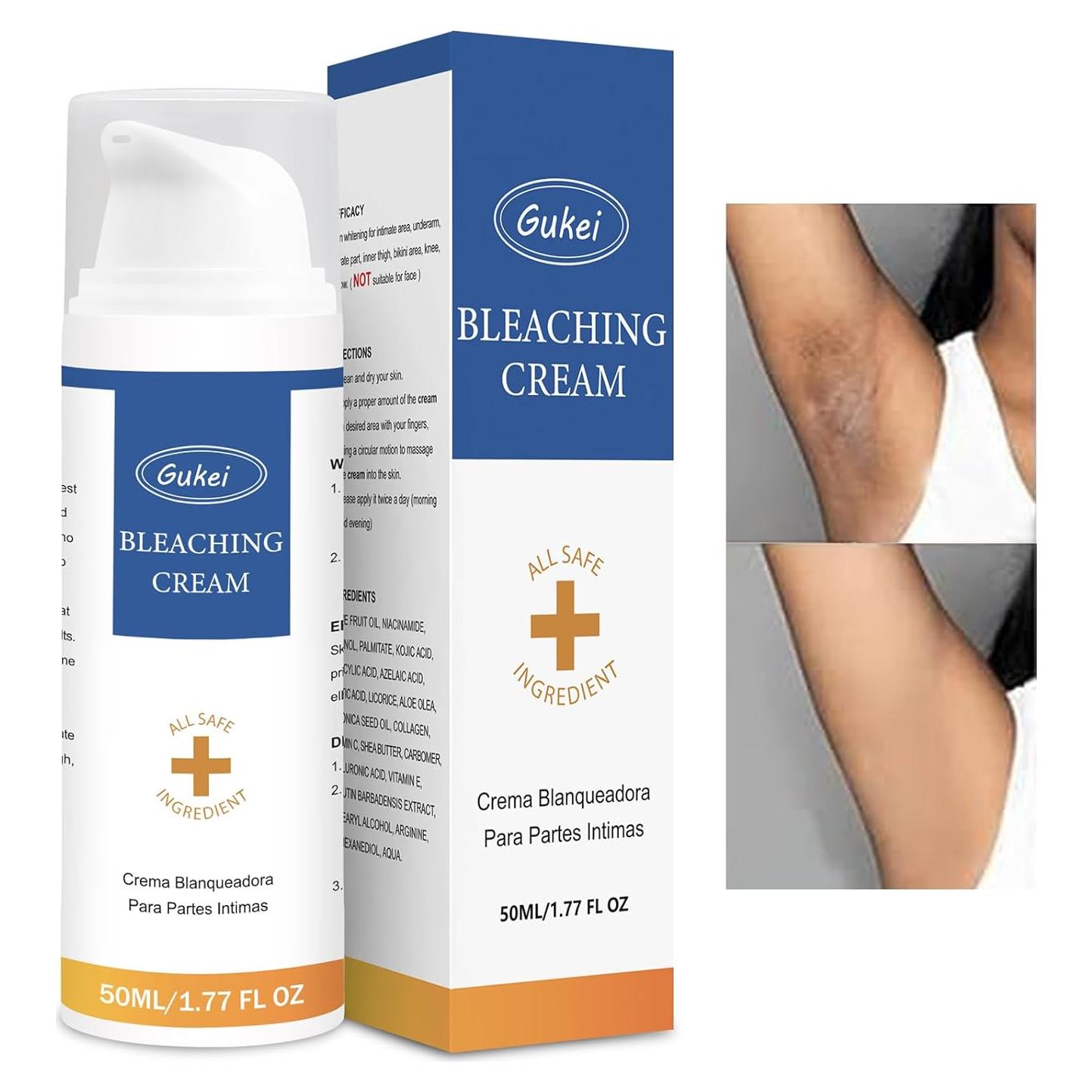 Crema Aclarante para Áreas Íntimas Gukei 91g - Blanqueadora