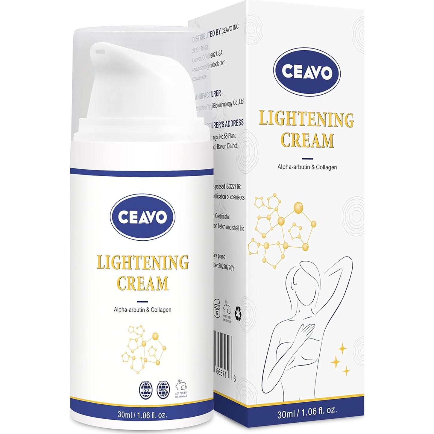 Crema Aclaradora de Piel Ceavo 30 ml Fragancia Floral