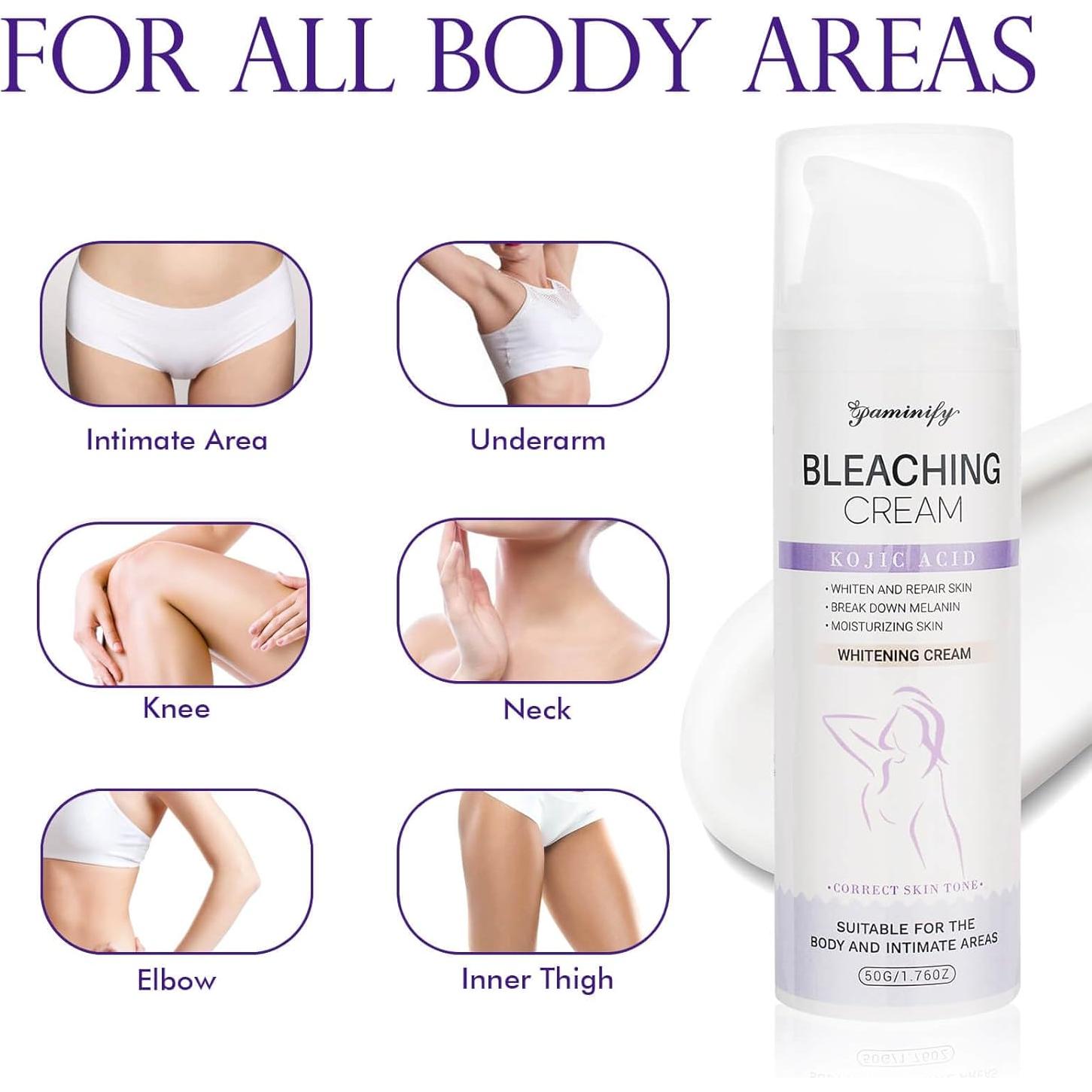 Crema Aclaradora de Cuerpo Meizhuangzhiku 100ml Ácido Kójico