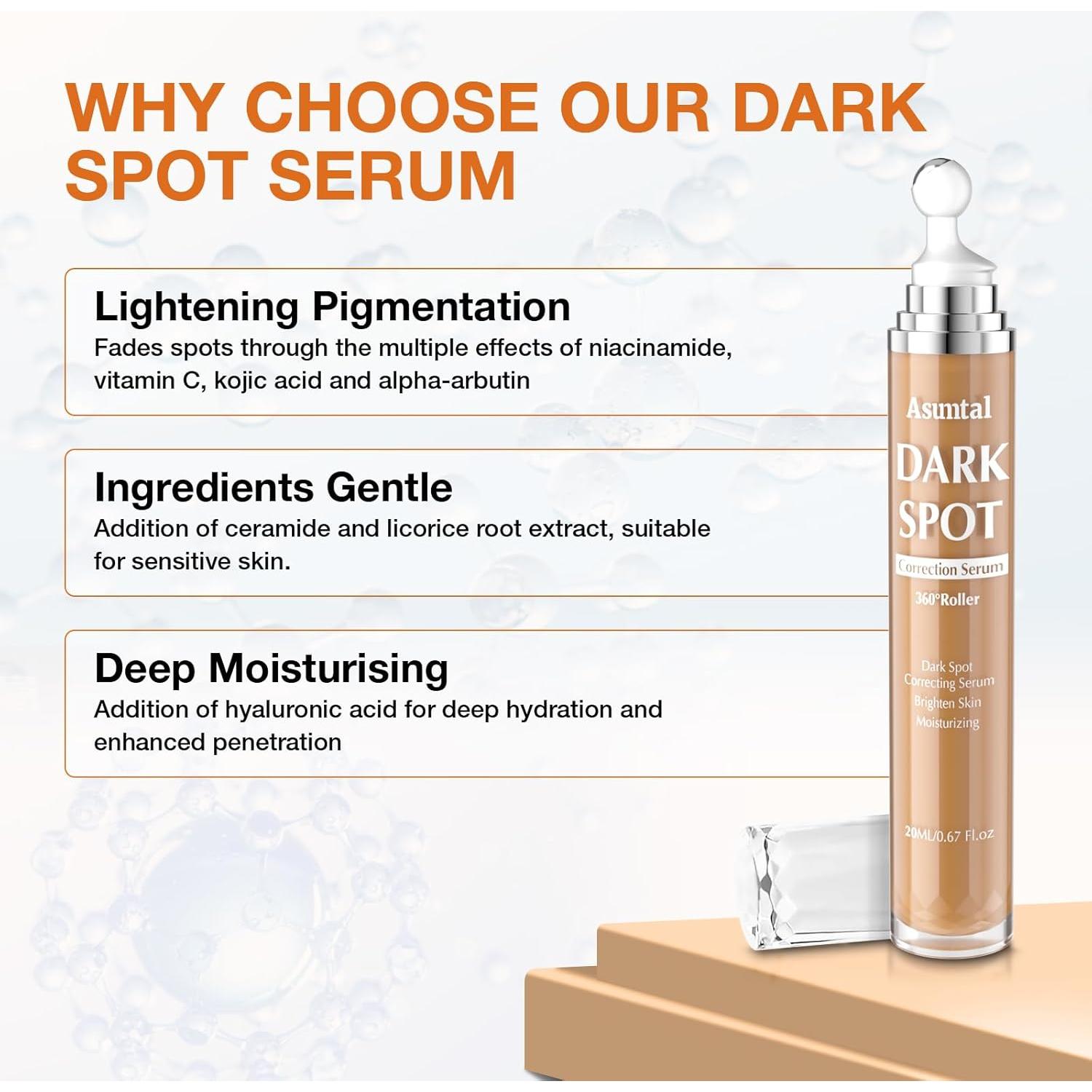 Removedor de Manchas Oscuras Ausmtal 19.9 ml con Rodillo