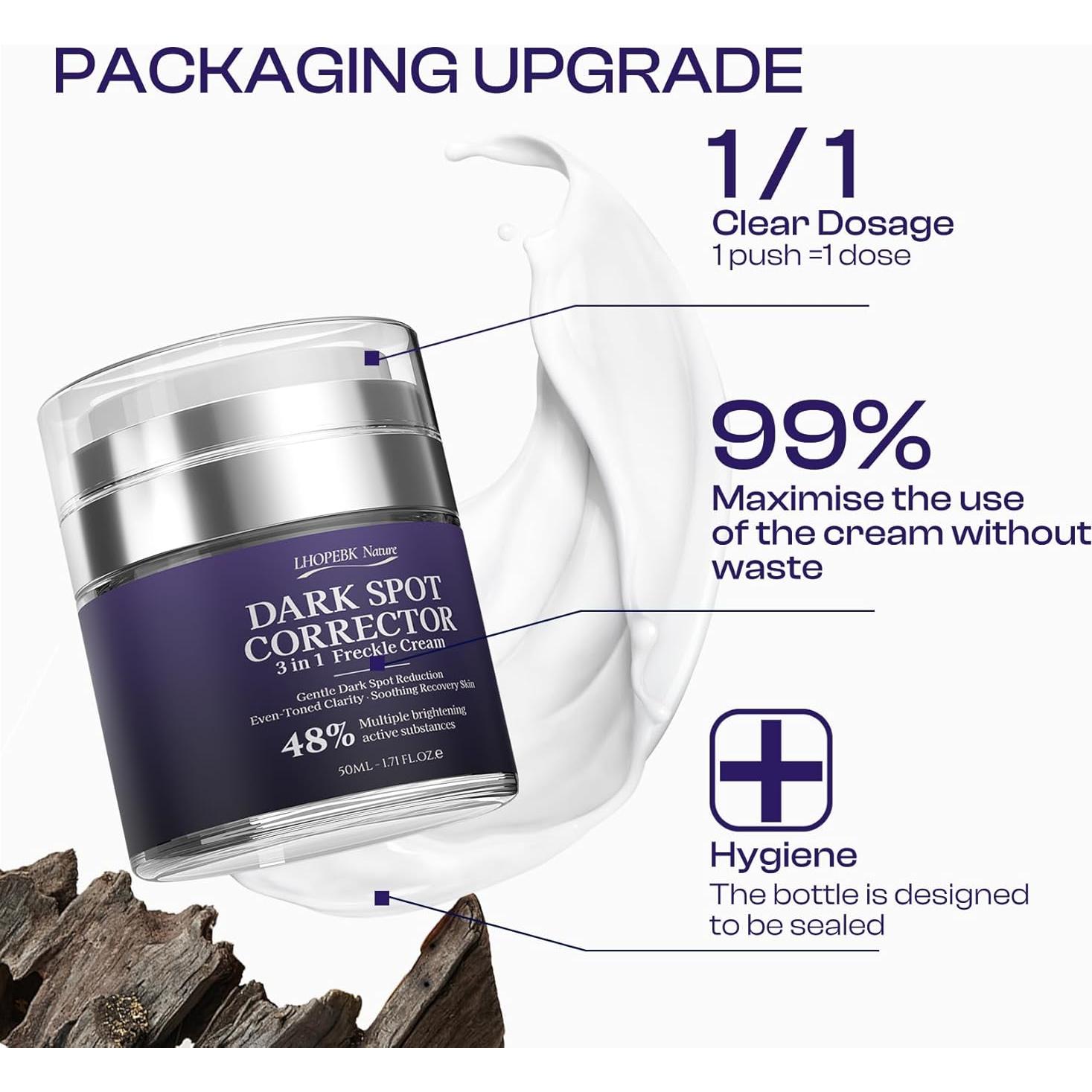 Removedor de Manchas Oscuras LHOPEBK 50ml con Niacinamida y Vitamina C