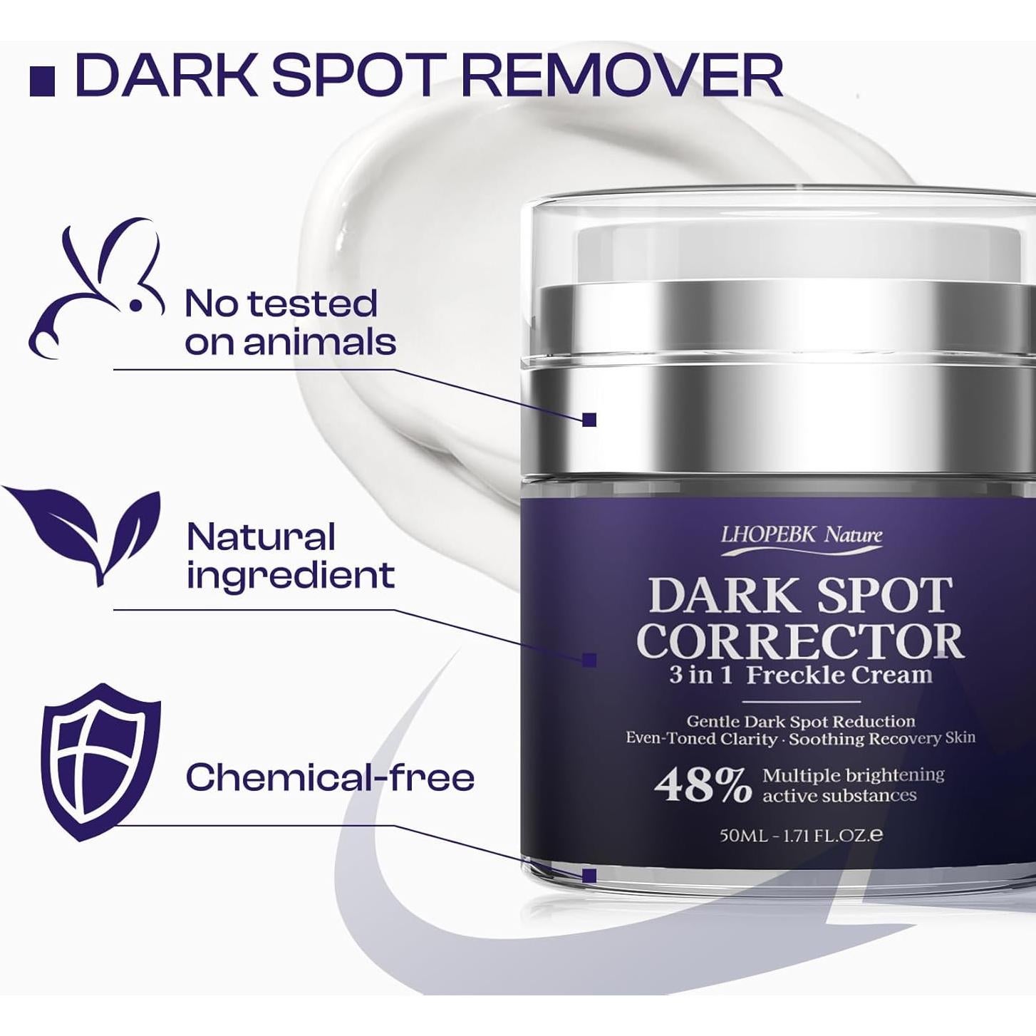 Removedor de Manchas Oscuras LHOPEBK 50ml con Niacinamida y Vitamina C