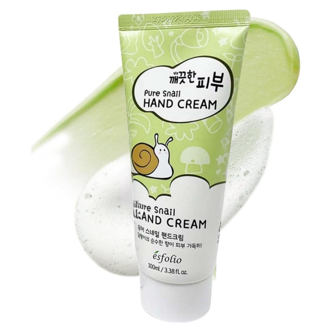 Crema de Manos Esfolio Pure Skin Snail 100ml - Hidratante No Grasa