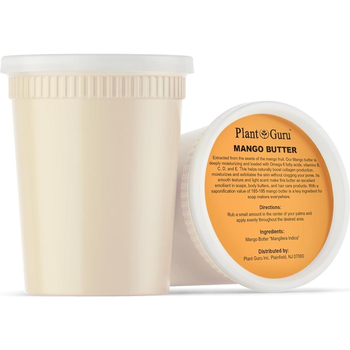 Manteca de Mango Cruda 0.85 kg Plant Guru - 100% Natural