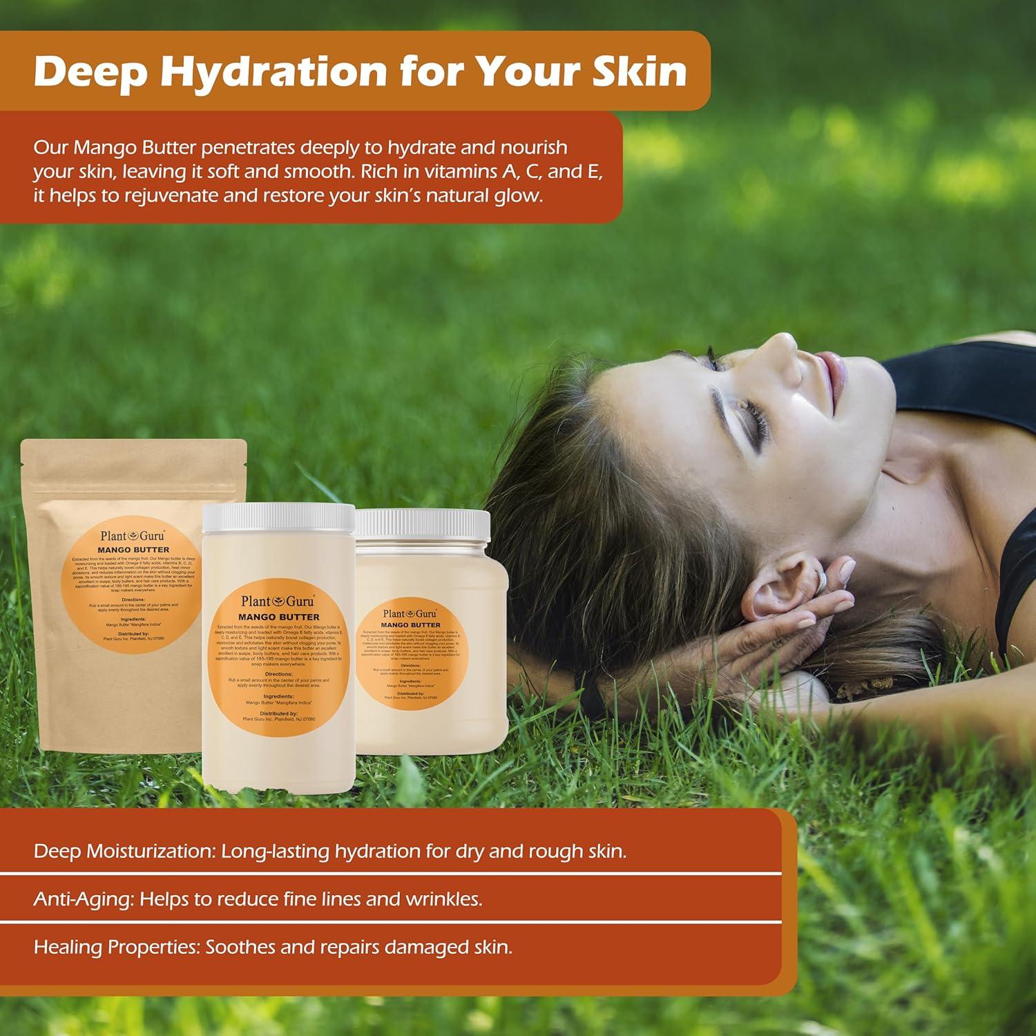 Manteca de Mango Cruda 0.85 kg Plant Guru - 100% Natural