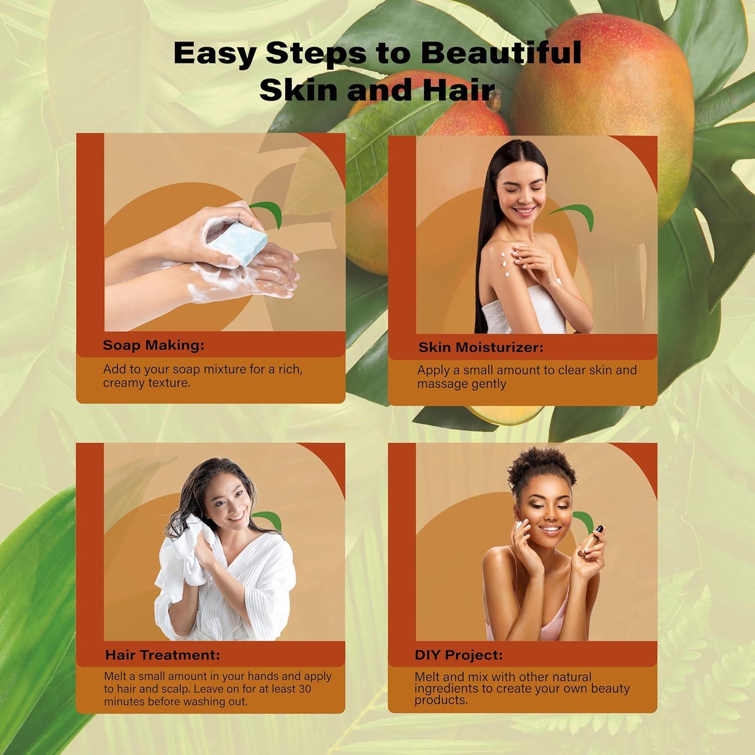 Manteca de Mango Cruda 0.85 kg Plant Guru - 100% Natural