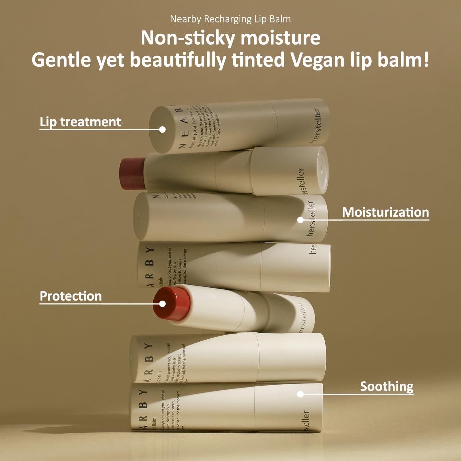 Bálsamo Labial Rehidratante Vegano Hersteller Rojo Origen 17.8g