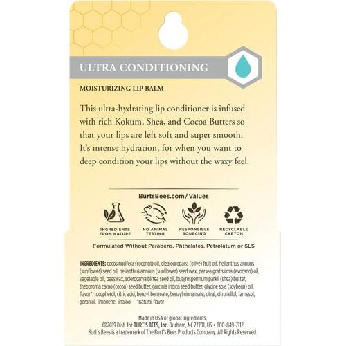 Bálsamo Labial Ultra Hidratante Burt's Bees - 2 Tubos 4.25 g