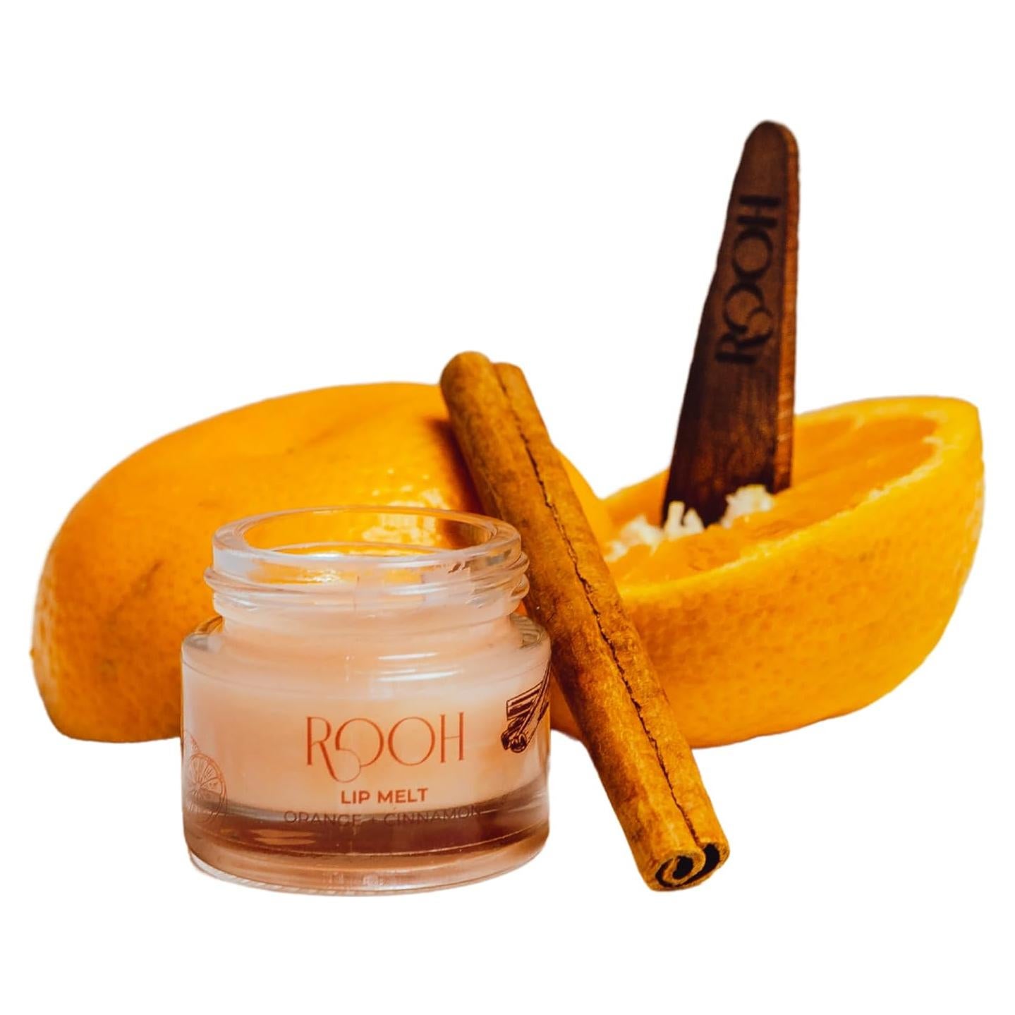 Bálsamo Labial Vegano Rooh Naranja Canela 59g Hidratante