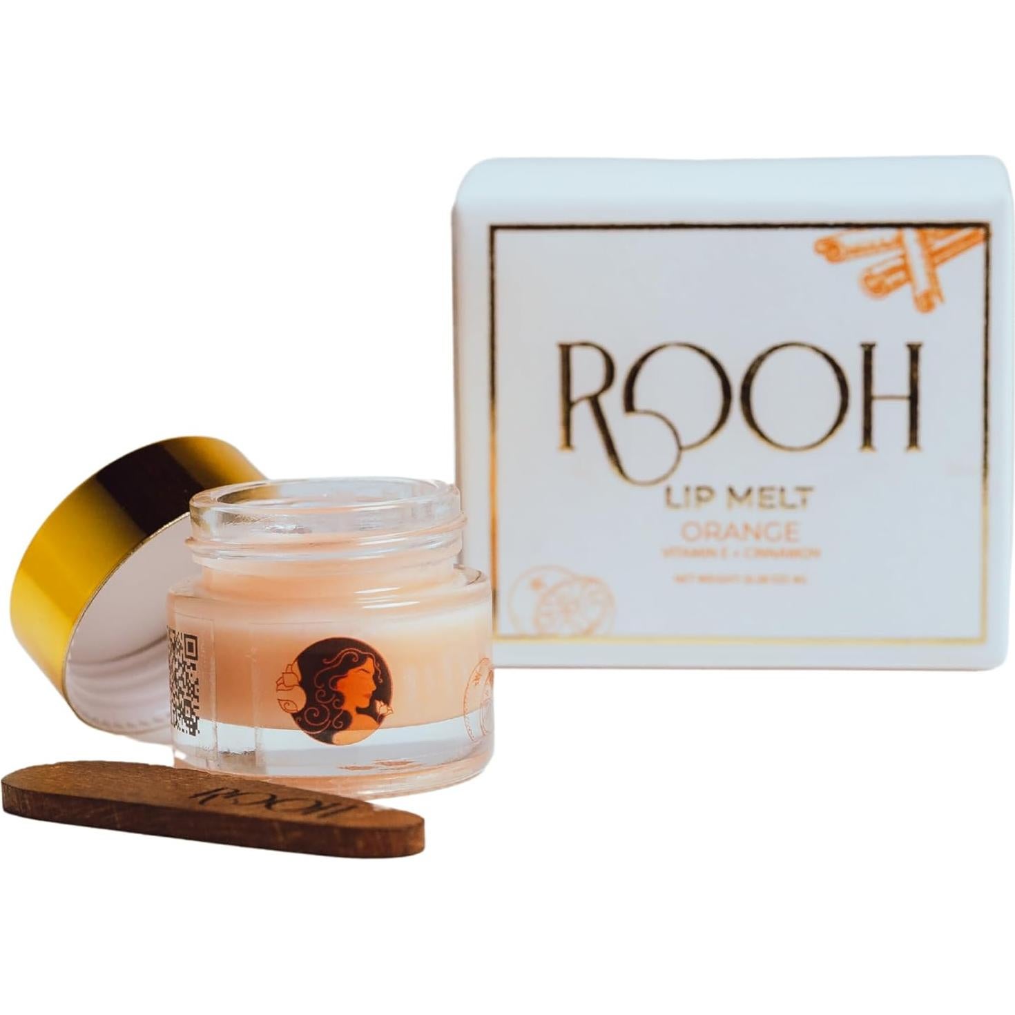 Bálsamo Labial Vegano Rooh Naranja Canela 59g Hidratante