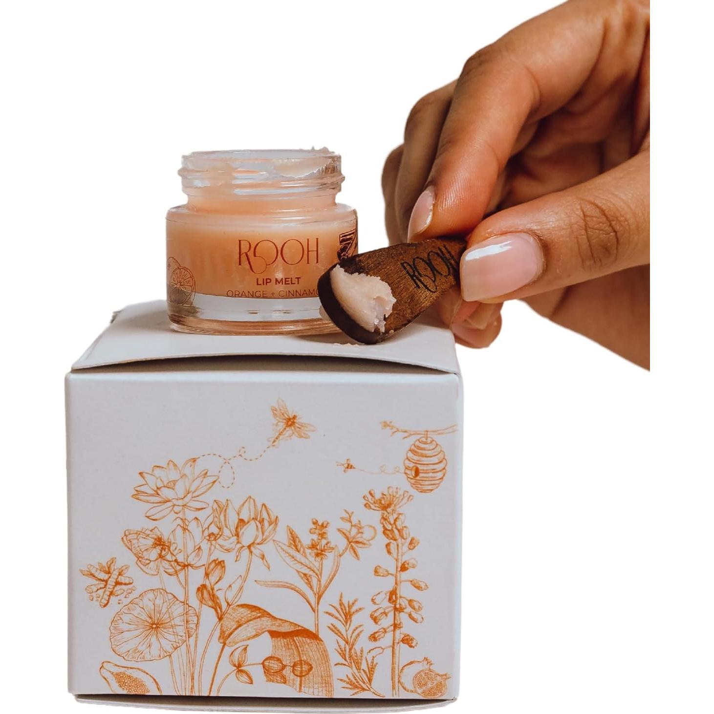 Bálsamo Labial Vegano Rooh Naranja Canela 59g Hidratante