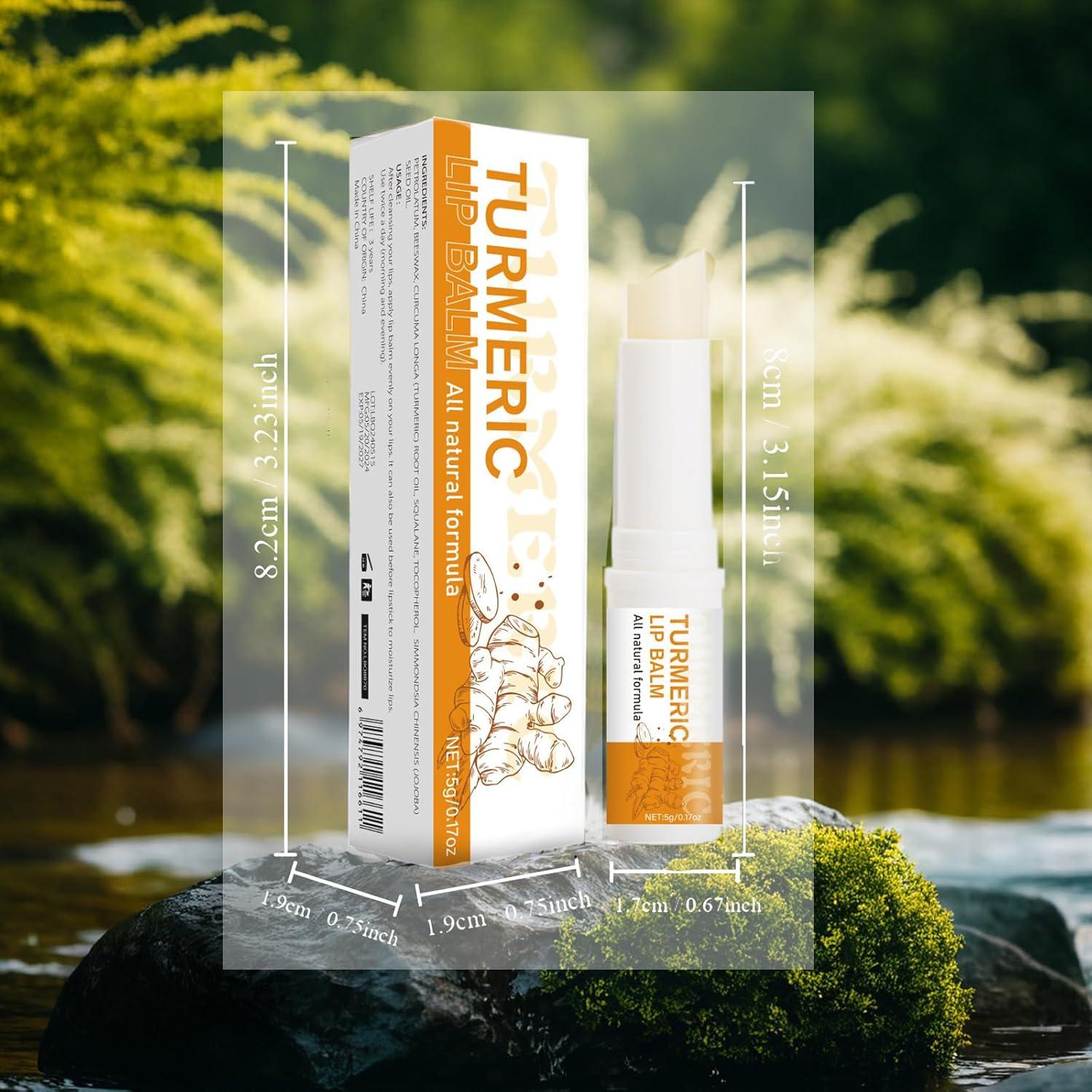 Bálsamo Labial de Cúrcuma HWM 5g x 2 - Hidratación y Exfoliación