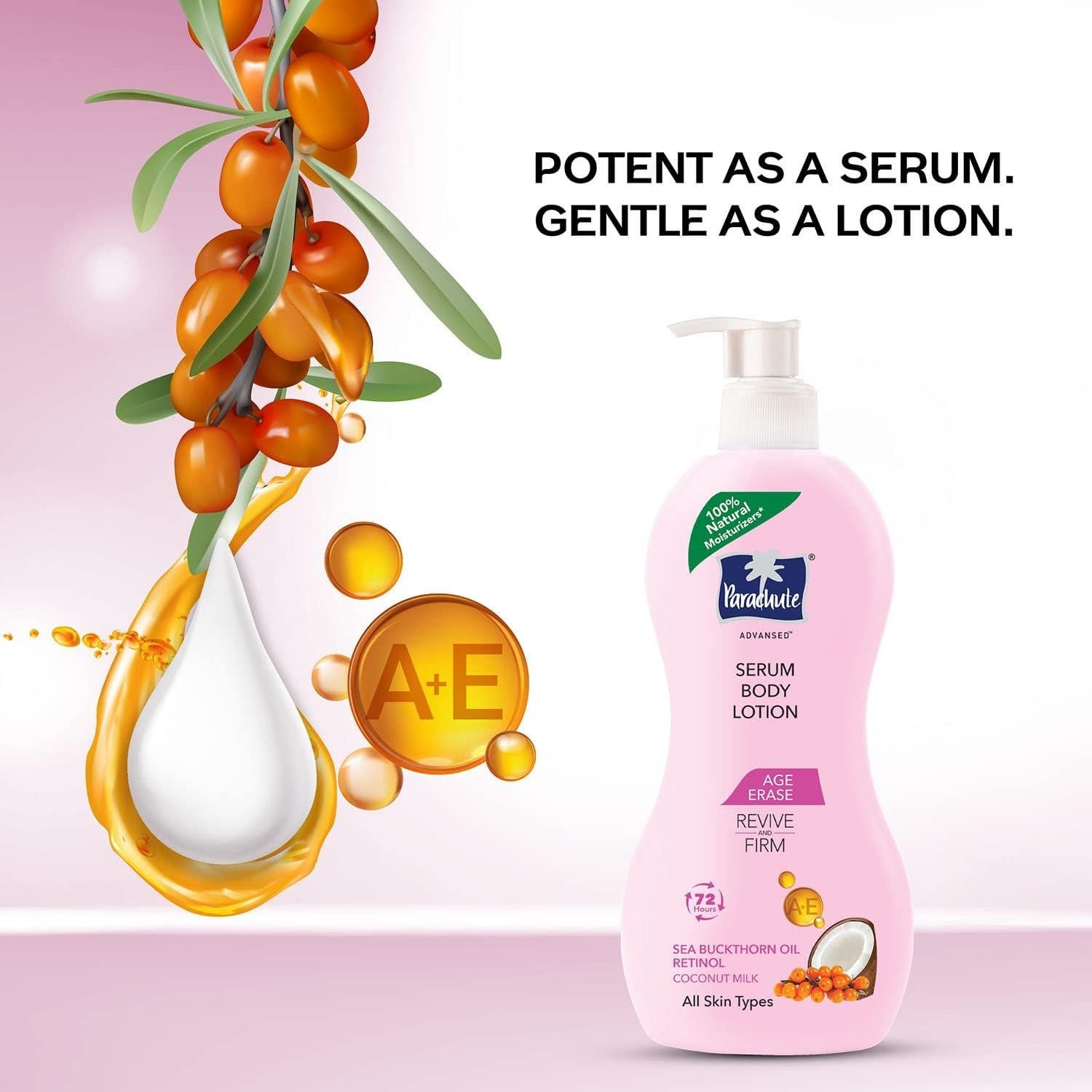 Loción Corporal Parachute Advansed 400 ml Anti-edad Paquete 2