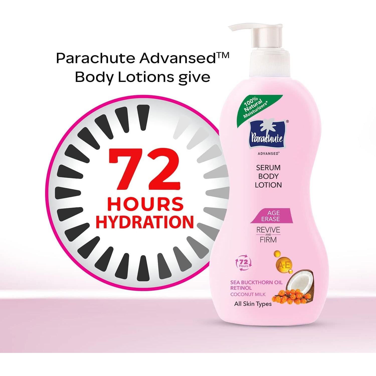 Loción Corporal Parachute Advansed 400 ml Anti-edad Paquete 2