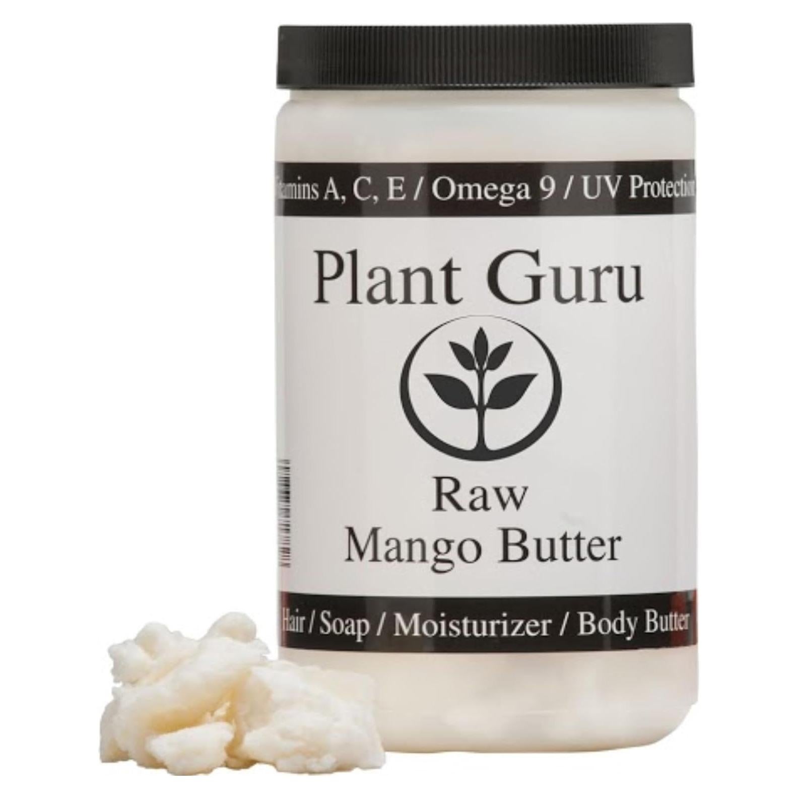 Manteca de Mango Cruda 454 g - 100% Pura Natural Plant Guru