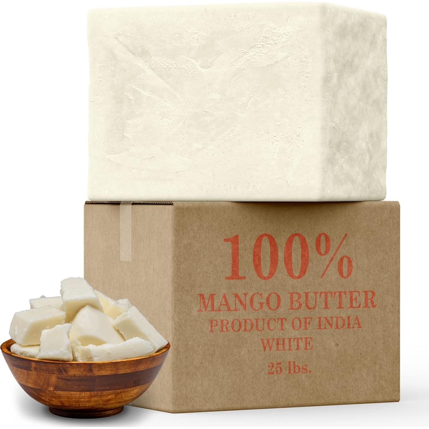 Manteca de Mango Cruda 454 g - 100% Pura Natural Plant Guru