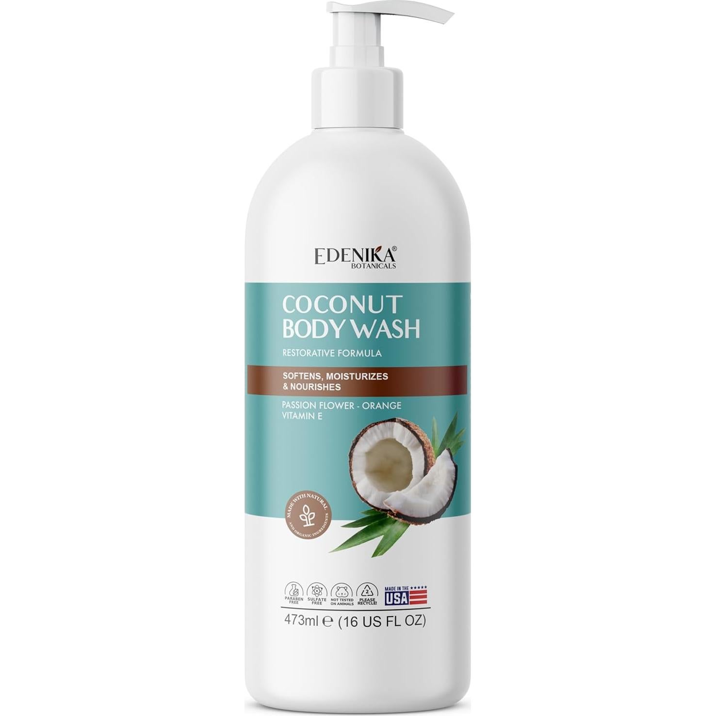 Gel de Ducha Hidratante Coco Edenika 473 ml 2-Pack