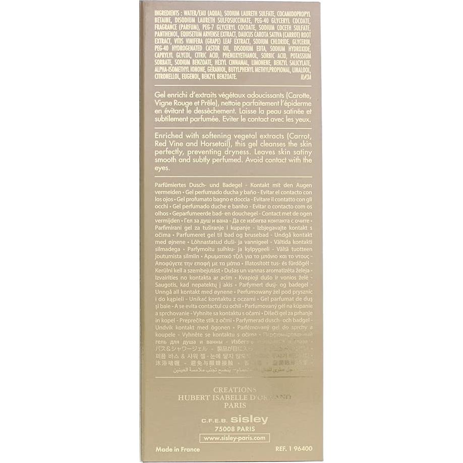 Gel de Ducha Sisley Paris 250ml con Fragancia Rosa