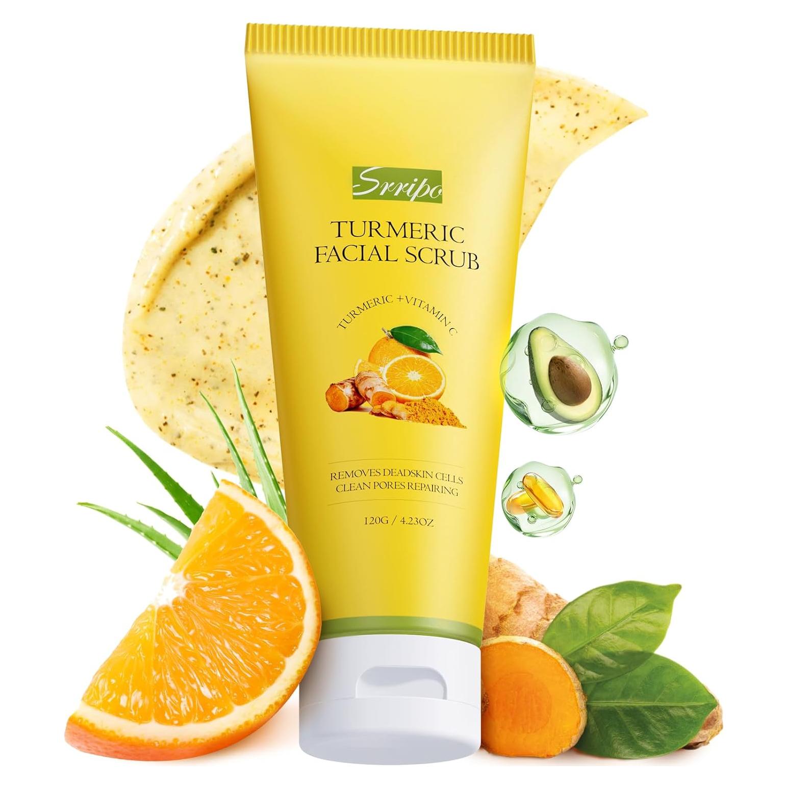 Exfoliante Facial Srripo con Cúrcuma y Vitamina C - 120g