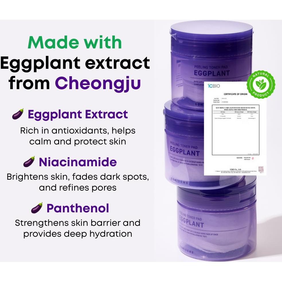 Discos Exfoliantes Coreanos Eco Glow - 50 Unidades, Doble Cara