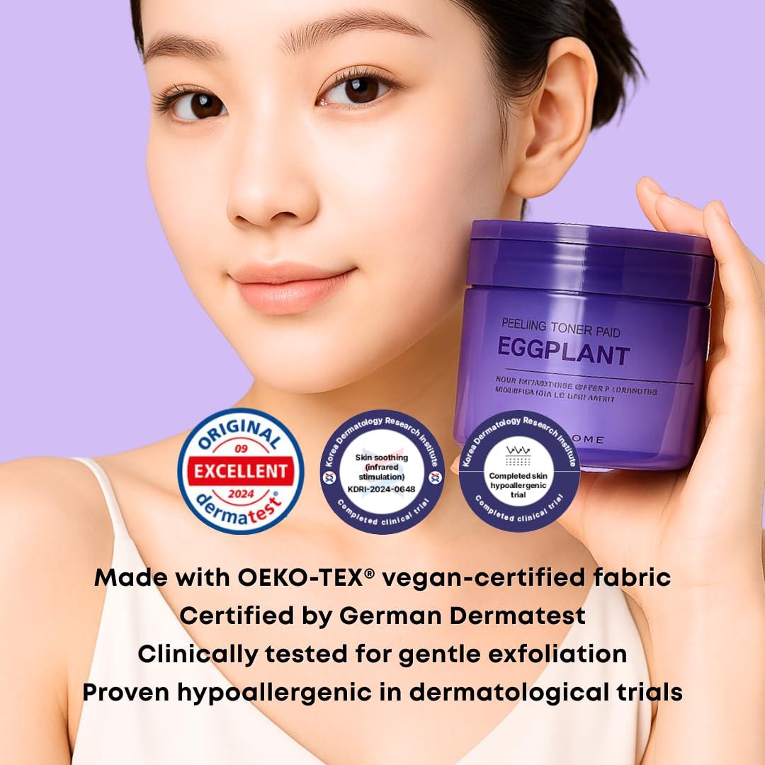 Discos Exfoliantes Coreanos Eco Glow - 50 Unidades, Doble Cara