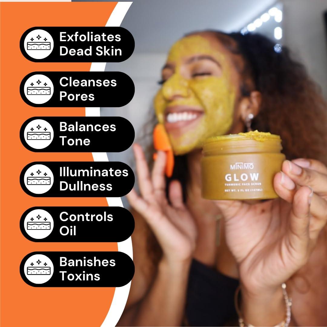 Exfoliante Facial Minimo Glow 148 ml Sin Fragancia - Piel Radiante