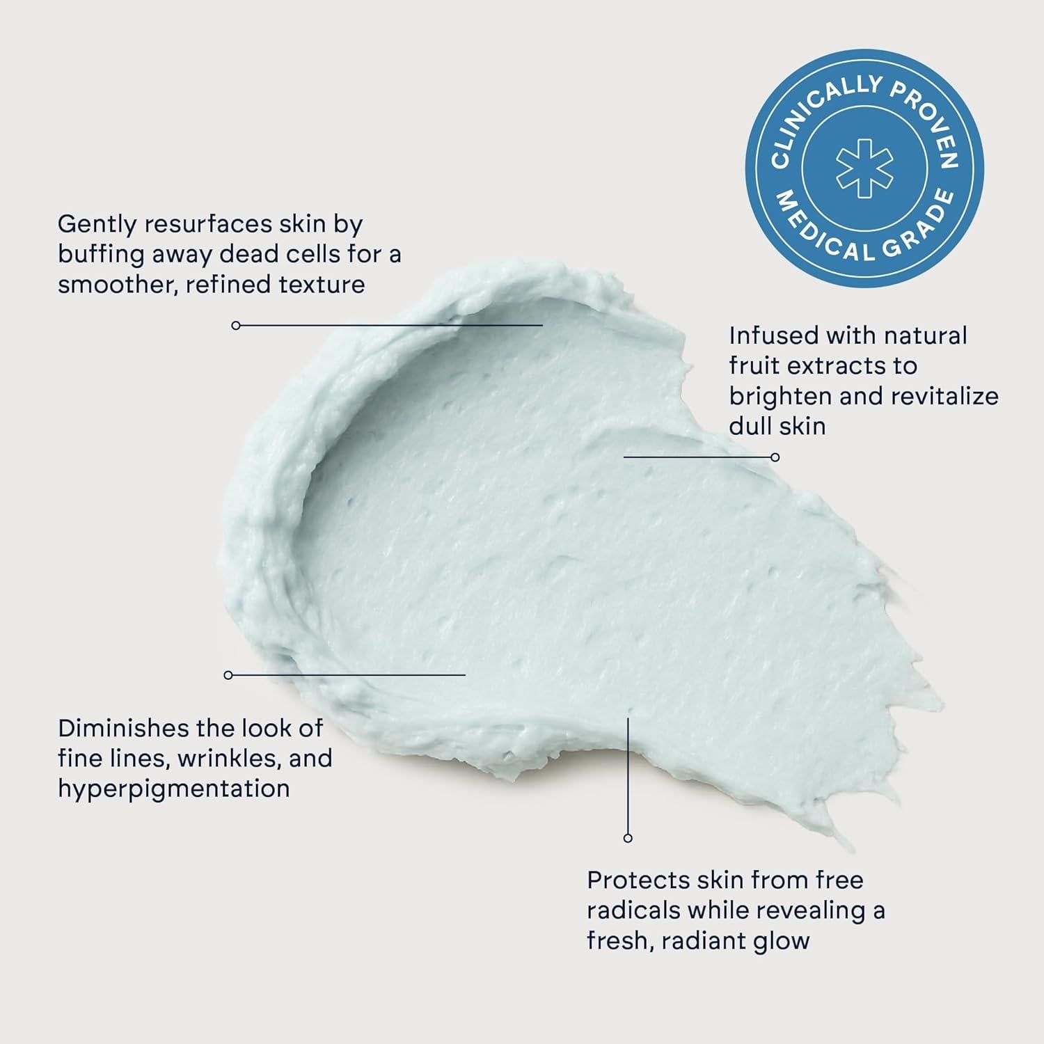 Limpiador Facial Exfoliante Form RX 56.7 g - Suave para Piel Sensible