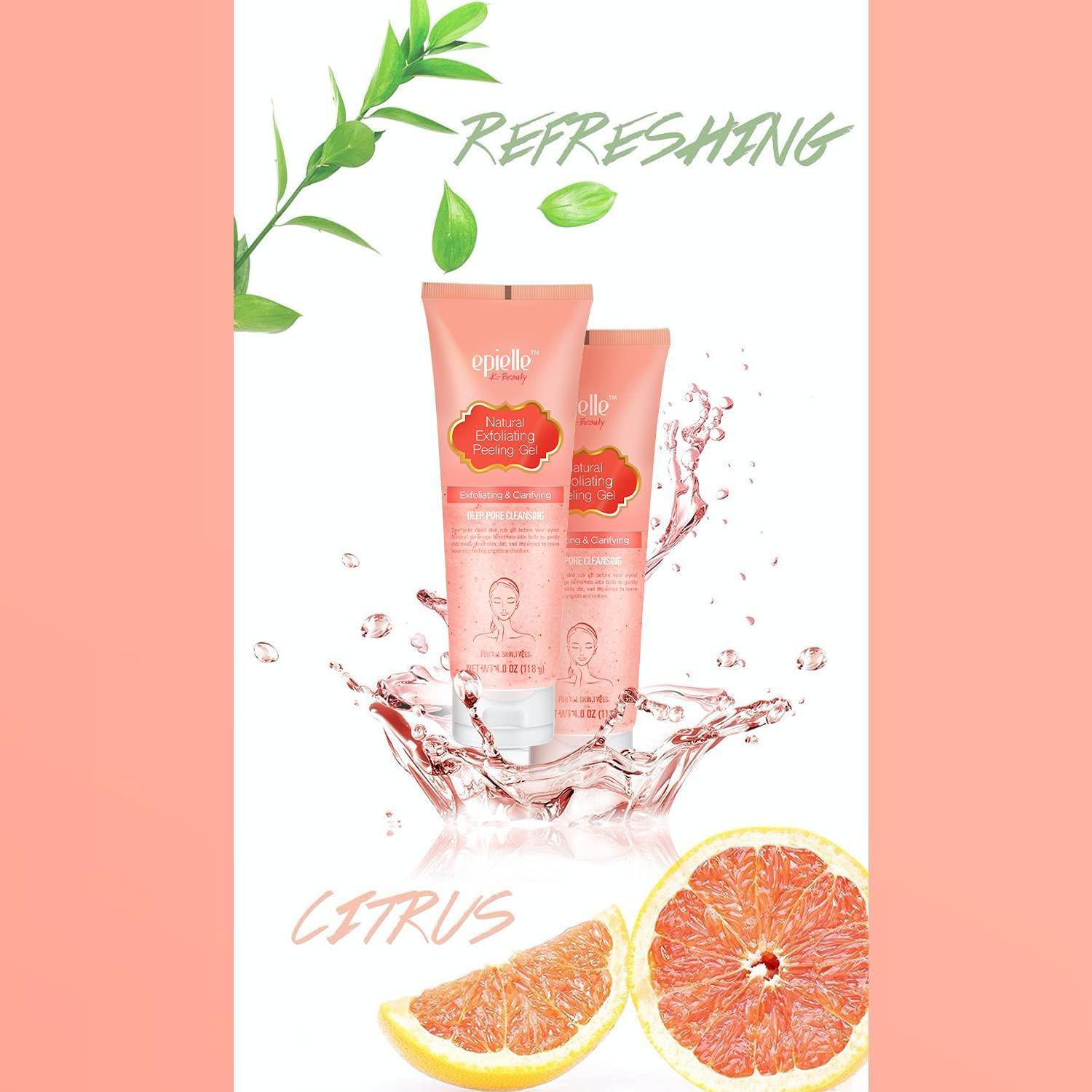 Epielle Gommage Peeling Gel Exfoliante Facial 118ml - 2 Paquete