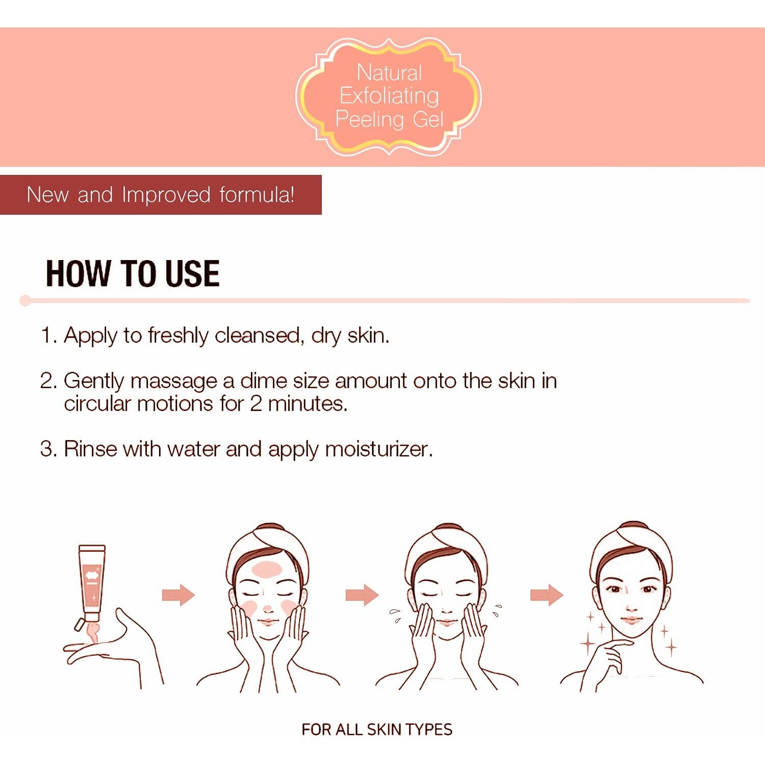 Epielle Gommage Peeling Gel Exfoliante Facial 118ml - 2 Paquete