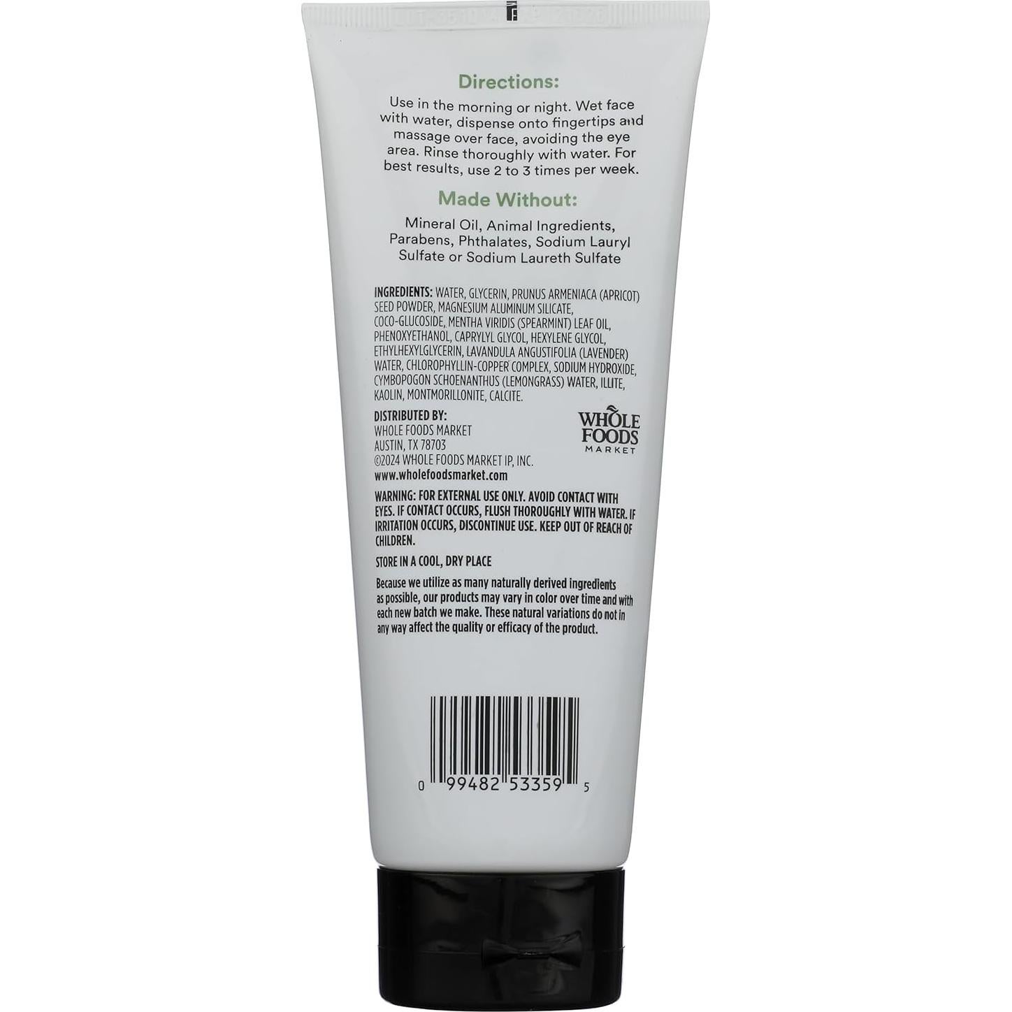 Exfoliante Facial 365 Whole Foods 170 g - Sin Parabenos