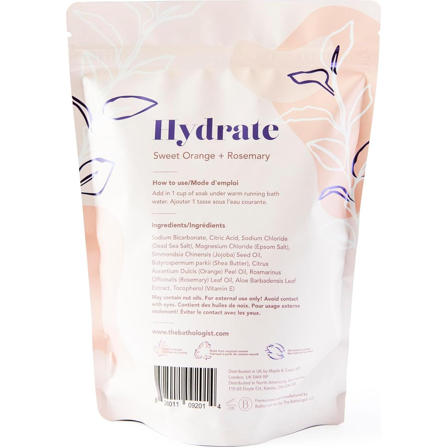 Baño Hidratante Efervescente Bathorium Naranja y Romero 907 g