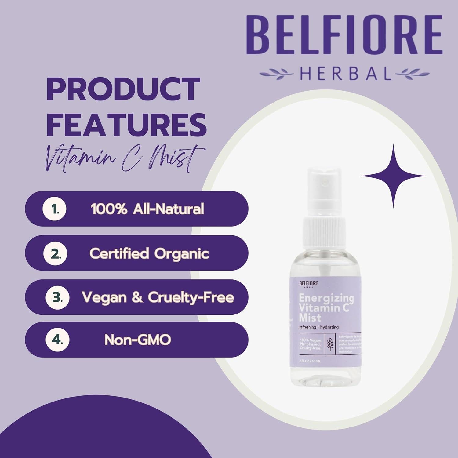 Set de Spray Hidratante Vitamina C Belfiore Herbal 3x59ml