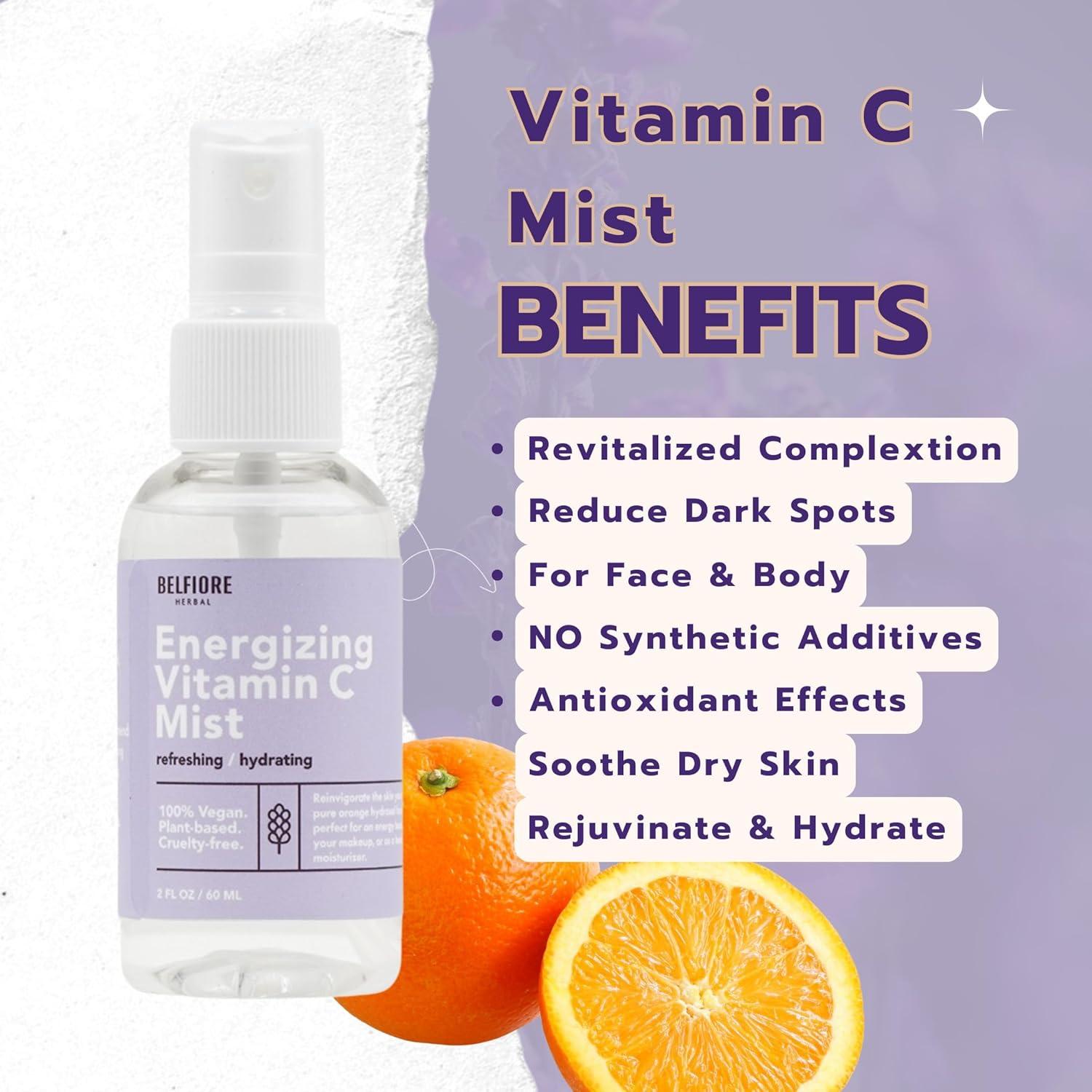 Set de Spray Hidratante Vitamina C Belfiore Herbal 3x59ml