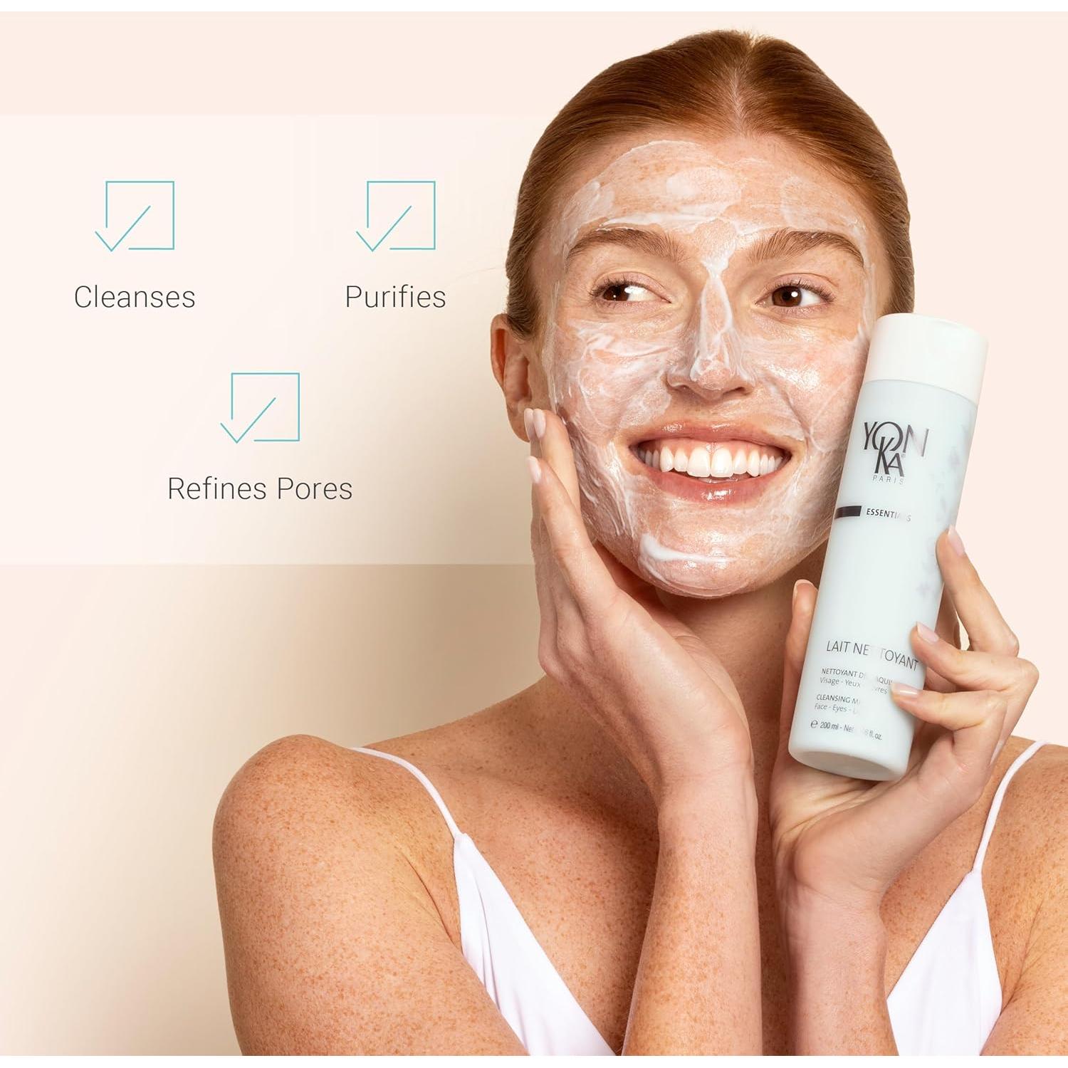 Limpiador Facial Suave Yonka 200 ml - Desmaquillante Natural