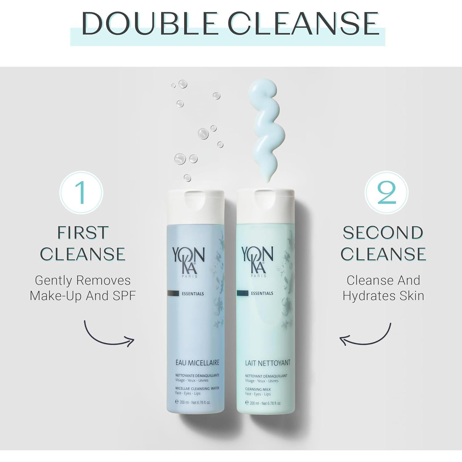 Limpiador Facial Suave Yonka 200 ml - Desmaquillante Natural