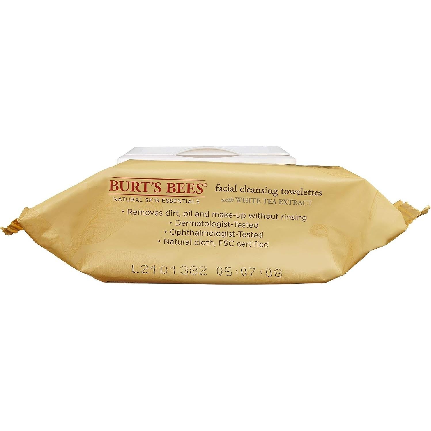 Toallitas Desmaquillantes Faciales Burt's Bees - 30 Unidades x 2