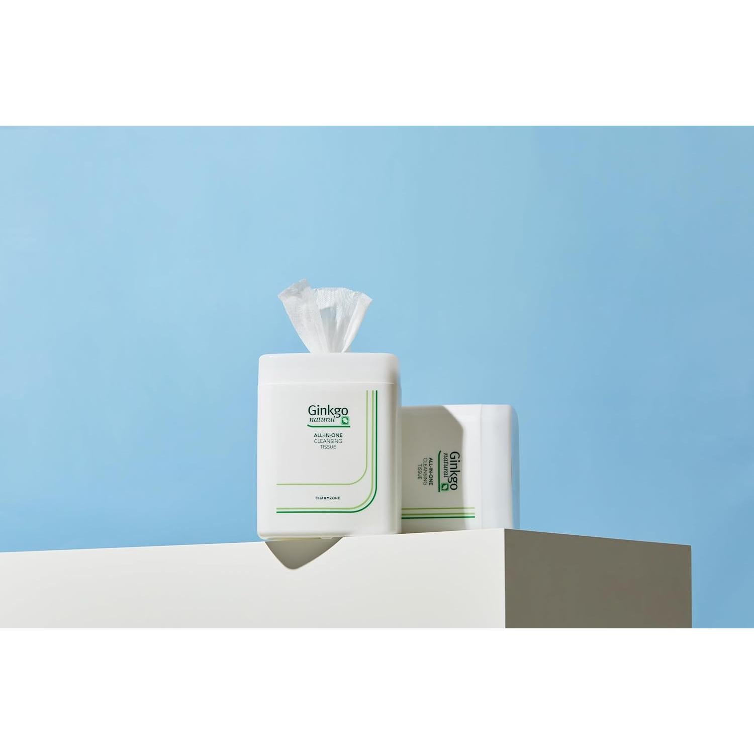 Toallitas Limpiadoras Charmzone Ginkgo 110 Hojas Hidratantes