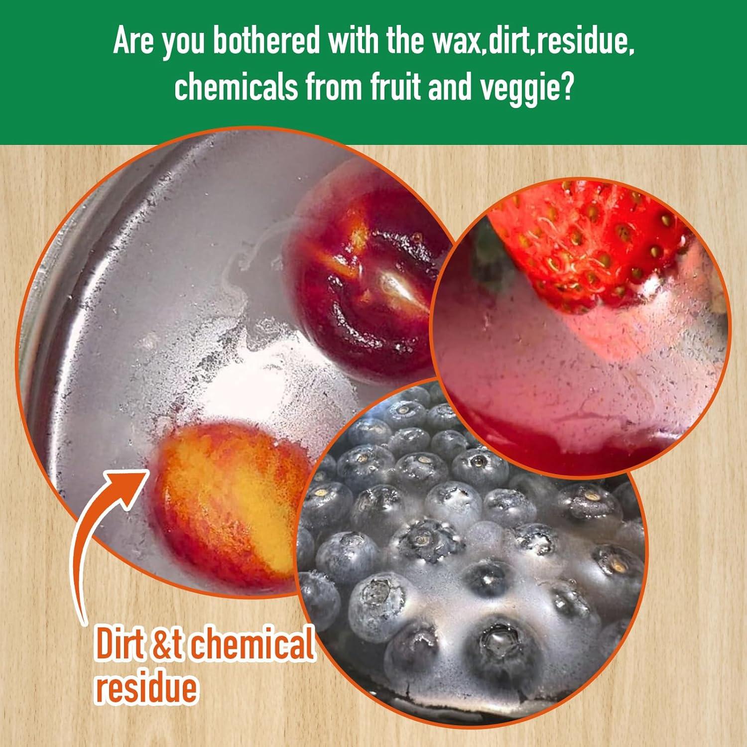 Hojas de Lavado de Frutas y Verduras YUCO - 30 Hojas Ecológicas