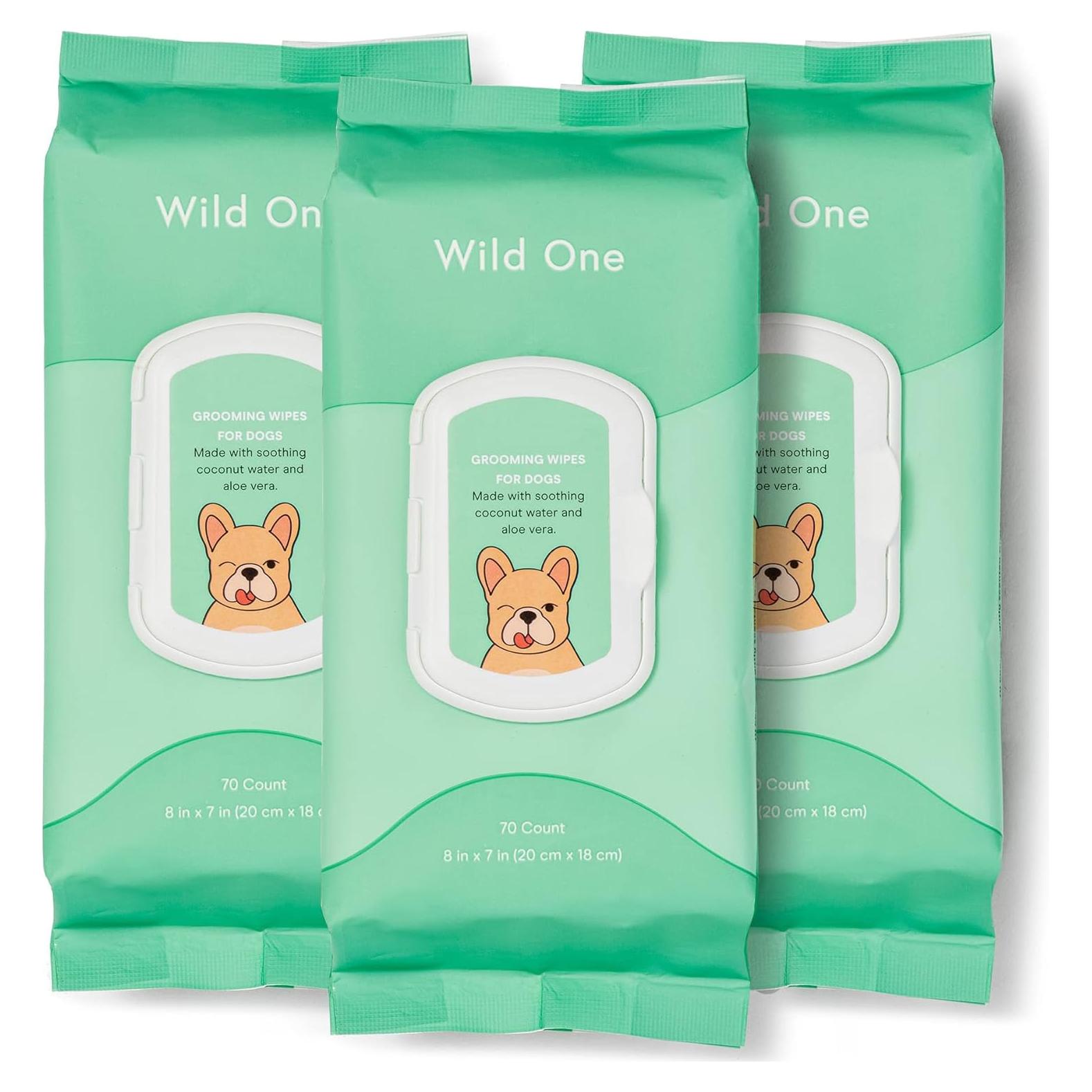 Toallitas Naturales para Perros Wild One Eucalipto 70 Unidades