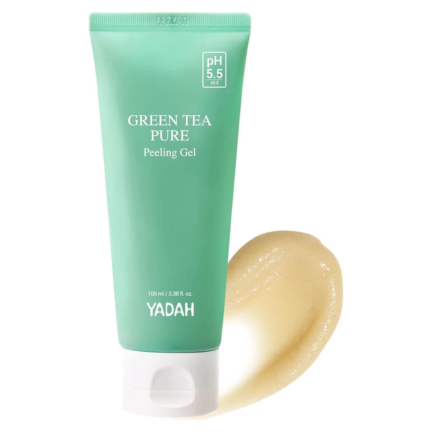 Gel Exfoliante YADAH de Té Verde 100 ml - pH 5.5, Vegano